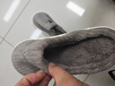小熊小兔新款秋冬季情侣保暖学生男拖鞋女厚底防滑外穿居家棉拖鞋 小熊小兔棉拖-咖色 44-45 适合43-44 实拍图