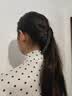 黎倾豹纹香蕉夹发夹【咖蓝】扭竖夹后脑勺高马尾抓夹送女朋友节日礼物 实拍图