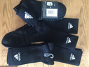 adidas阿迪达斯袜子男女运动跑步袜毛巾底篮球袜短筒中筒吸汗透气休闲袜 IN2707夏季短筒（白色三双装） M 鞋码39-42码 实拍图