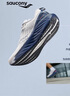 Saucony彭于晏同款TRIUMPH胜利22跑步鞋男缓震透气运动鞋 白深兰 44.5 实拍图