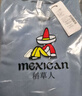 稻草人（MEXICAN）卫衣男春秋季潮流宽松长袖t恤青少年圆领上衣服 雾霾蓝 L  实拍图