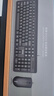 联想（Lenovo）KM210键盘鼠标套装 有线键鼠套装 全尺寸商务办公  笔记本电脑键盘台式机一体机 黑色 实拍图