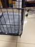 憨憨宠 狗笼猫笼 狗笼子小型犬带厕所幼犬折叠便携猫笼子宠物笼具兔笼 【精品真加粗】狗丝 85*61*71cm 实拍图