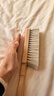 洁比世床刷毛衣刷家用白马毛大衣刷实木软毛衣服静电除尘扫大衣马毛刷 实拍图