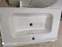 波彼（BOBI）台盆陶瓷一体盆洗手盆单盆阳台浴室柜卫生间半嵌入洗脸面盆池定制 【80*48CM】盆+弹跳下水+防臭管 实拍图