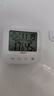 德力西电气（DELIXI ELECTRIC）家用室内温度计带笑脸婴儿房闹钟计时电子数显温湿度计温度表 实拍图