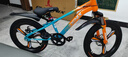 凤凰山地自行车男女变速山地车碟刹青少年儿童自行车学生单车 星际 橙蓝【单速+三刀轮】 20寸【适合125-160cm】 实拍图
