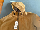 美津浓（MIZUNO）户外春秋锋衣男女防风防水风衣情侣外套 深驼色 XL 实拍图