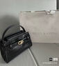 CHARLES&KEITH鳄鱼纹凯莉包手提斜挎婚包包女包生日礼物CK2-50270880-1 Black黑色 S 实拍图
