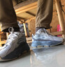 H8老爹鞋男2025新款秋季奢椰子鞋700情侣男女莆田增高运动休闲鞋 700火山灰（BT版本） 42 实拍图