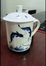 陶相惠陶瓷茶杯带盖家用泡茶杯中国风茶杯大容量办公室水杯骨瓷杯子定制 实拍图
