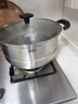 爱仕达（ASD）蒸锅双层不锈钢蒸锅 家用炖蒸煮一体汤锅 28CM大容量蒸笼QVL1528 实拍图