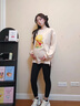 苒祺祺孕妇装秋装套装连衣裙时髦长袖2025新款外穿上衣卫衣两件套春秋 奶茶色上衣（单件） L 实拍图