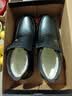 星头啄木鸟冬季保暖棉鞋男士加绒加厚真皮棉靴子中老年爸爸鞋防滑软底羊毛靴 8813黑色棉鞋 41 实拍图
