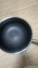 康巴赫炒锅不粘锅316L不锈钢炒菜锅32cm蜂窝平底煎炒锅电磁炉燃气灶通用 实拍图