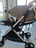 酷贝乐（coballe）婴儿推车可坐可躺轻便折叠双向高景观婴儿车新生儿宝宝bb手推车 星空灰（轻巧便携+遮阳防蚊） 实拍图