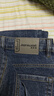真维斯（Jeanswest）王一博代言牛仔裤男秋冬新款天丝舒适修身直筒高端潮牌休闲裤子男 蓝灰【天丝厚款】 30 码(2尺3) 【建议110-120斤】 实拍图