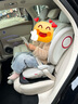 猫头鹰（SAVILE）3-12岁儿童安全座椅大童汽车加宽加高可折叠ISOFIX接口妙拓银白 实拍图