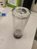 【京东物流配送】高硼硅双层玻璃杯大容量泡茶杯水杯子茶水分离杯 【双层加厚】茶杯350ml1只 实拍图