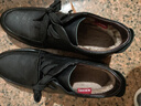 奥康（Aokang）休闲商务加绒保暖棉鞋简约舒适皮鞋103021037黑色40码 实拍图
