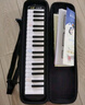 奇美37键教学推荐黑霸王口风琴（进口音簧、皮革软包、配吹奏说明） 实拍图