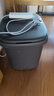 美的（Midea）泡脚桶杀菌暖脚足浴盆全自动按摩保暖洗脚盆理疗熏蒸暖泡喷淋生日礼物送男女友长辈ZL310深空灰 实拍图