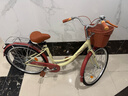 凤凰（Phoenix）自行车成人男女通用城市通勤青少年单车女芭蕾 26英寸米黄色 实拍图