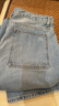优衣库男装女装直筒牛仔裤/水洗产品25秋冬新款合作款系列479816 63 天蓝色 35 /175/88A 实拍图
