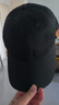 回力大头围棒球帽子男士潮流鸭舌帽女纯色休闲户外运动遮阳四季太阳帽 黑色 L 【59-65cm】加大加深适合大头围 实拍图