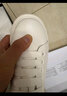 百丽撞色小白鞋男秋季牛皮舒适厚底休闲板鞋A1160CM3 灰尾翼  42 实拍图
