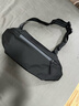 米家小米胸包男单肩包女多功能休闲运动斜挎包潮流腰包大容量黑色 实拍图