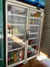 澳柯玛（AUCMA）展示柜冷藏保鲜柜 双开门立式冰柜饮料柜 商用冰箱风直冷超市便利店啤酒水果蔬菜柜 风冷无霜1.2米 875升 镀膜玻璃880TWXC 实拍图