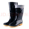 品之德 高筒雨鞋 户外雨天耐磨水靴不易滑雨靴 防水胶鞋 黑色高筒41 实拍图