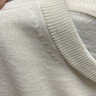 优衣库女装精纺美利奴羊毛圆领针织衫长袖通勤25秋冬新款478330 01 乳白色 S 实拍图