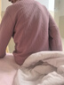 俞兆林妈妈睡衣女秋冬季中老年空气夹棉加厚大码可外穿夹层家居服套装 实拍图