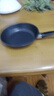 【亏本清仓】韩式麦饭石色不粘锅平底锅铁锅电磁炉不带盖 黑色小煎锅 16cm 实拍图