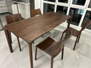寻木之旅 实木餐桌椅组合北美黑胡桃木餐桌家用小户型吃饭桌子 180*80*76cm丨 单桌 实拍图