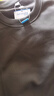 真维斯（Jeanswest）男士卫衣潮牌宽松套头针织无帽打底衫男大码秋冬季重磅圆领外套男 中灰#ZS纯色 XL 【优质好棉,柔软亲肤】 实拍图