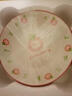家用釉下彩现代风釉下彩陶瓷4.6英寸碗/7英寸盘草莓公仔碗盘套装 一抹春景 7英寸盘4个 实拍图