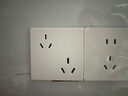 公牛（BULL）开关插座 G60系列六孔10A+16A插座86型超薄插座面板G60Z234暮雪白 实拍图