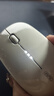 英菲克（INPHIC）M1二代无线蓝牙鼠标可充电办公轻音电量显示便携人体工学三模适用苹果惠普华为笔记本电脑ipad通用 【100%右手选这个+侧翼指托+光面】拿铁杏 实拍图