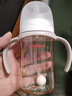 贝亲（Pigeon）自然成长翻盖直饮吸管 大童奶瓶330ml 经典款 18月+  AA278 实拍图