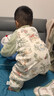 威尔贝鲁（WELLBER）恒温睡袋婴幼儿1-3岁竹棉睡衣秋冬儿童宝宝防踢被子薄夹棉 森林M 实拍图
