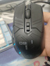 英菲克（INPHIC）PG9有线游戏鼠标 电竞宏 右手通用型 rgb吃鸡/lol/csgo台式笔记本通用 12800DPI 黑 实拍图
