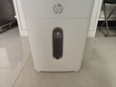 HP惠普4级高保密迷你办公家用商务小型低噪音碎纸机粉碎机 单次6张连碎5分钟15L可带钉碎卡  W1505CC 实拍图