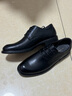 红蜻蜓真皮男鞋秋冬舒适商务休闲皮鞋高级正装德比鞋婚鞋WTA7376黑色42 实拍图