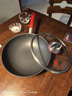 康巴赫（KBH）纯钛炒锅无涂层钛不粘锅少油烟平底炒菜锅炉灶通用32cm KGT-C32A  实拍图