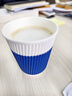 京东京造 纸杯一次性杯子咖啡杯三层加厚食品级办公家用水杯280ml【60只】 实拍图