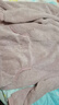 红豆居家睡衣女秋冬季法兰绒加绒加大加厚韩版法兰绒家居服套装可爱保暖 J1J732 柔光紫732 170/92A 实拍图