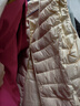 雪中飞经典新款基础舒适轻薄羽绒便捷短款保暖羽绒小马甲轻盈便携舒适 黎蔓卡其|7202-女 L 170/92A 实拍图